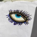 Evil Eye Themed Bead Brooch – 1 - Image 6