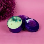 Tin Gift Box Candle – Round - Image 3