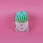 Light Blue-Green Cactus Candle