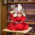 Red Frock Make-up Bouquet